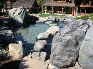 Materials: Yuba Boulders, California River Rock,