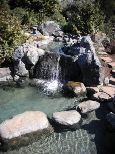 Materials: Yuba boulders, California River Stones