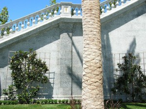 Material: Finished Granite; Carved Stone Balustrades