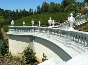 Material: Carved Stone Balustrades