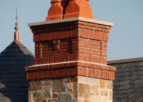 Materials: terracotta chimney pots